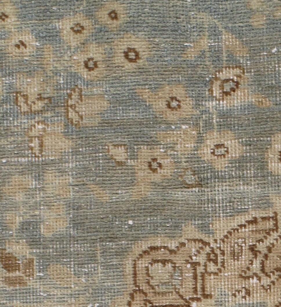 20th Century Vintage Distressed Tabriz Rug, circa 1920  6'5 x 10'2 For Sale