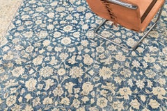 Vintage Distressed Tabriz Rug