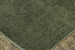 Tappeto vintage dall'effetto invecchiato e dalla trama particolare, nei ricchi toni del verde bosco - Rug & Kilim