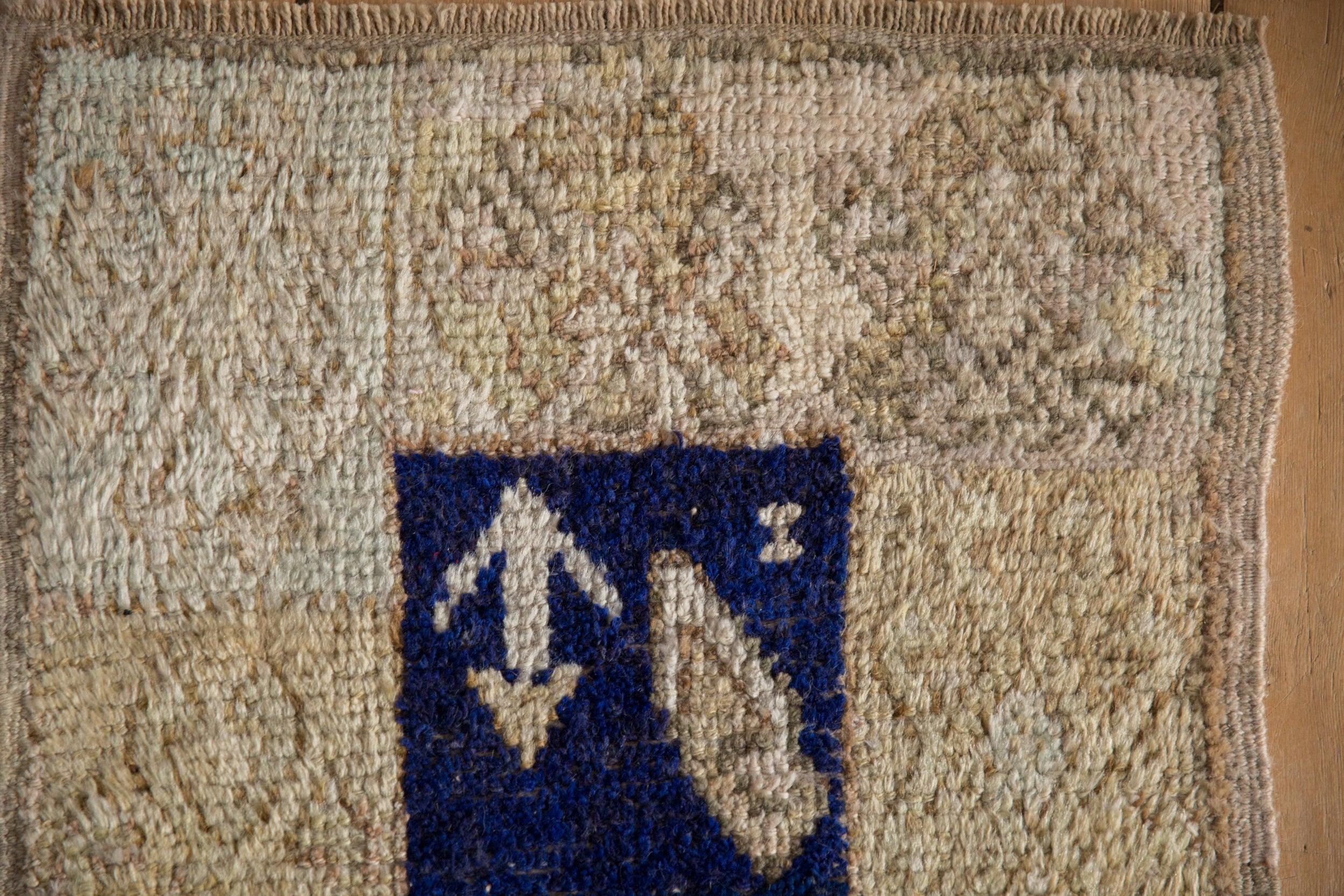 Vintage Distressed Tulu Teppichmatte im Angebot 2