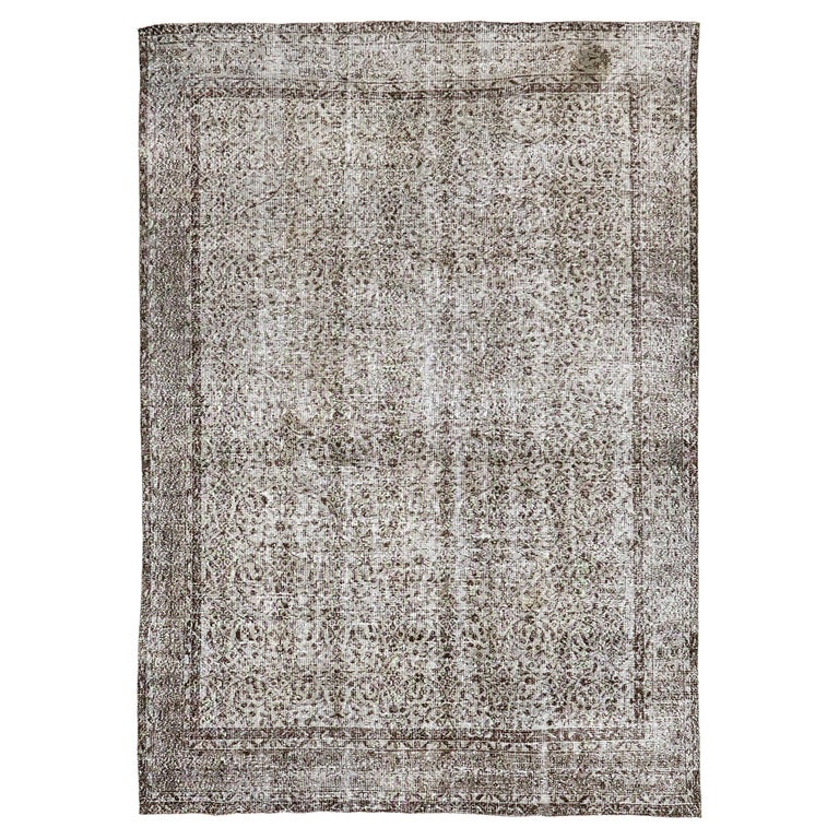 Vintage Distressed Turkish Anatolian Rug For Sale at 1stDibs