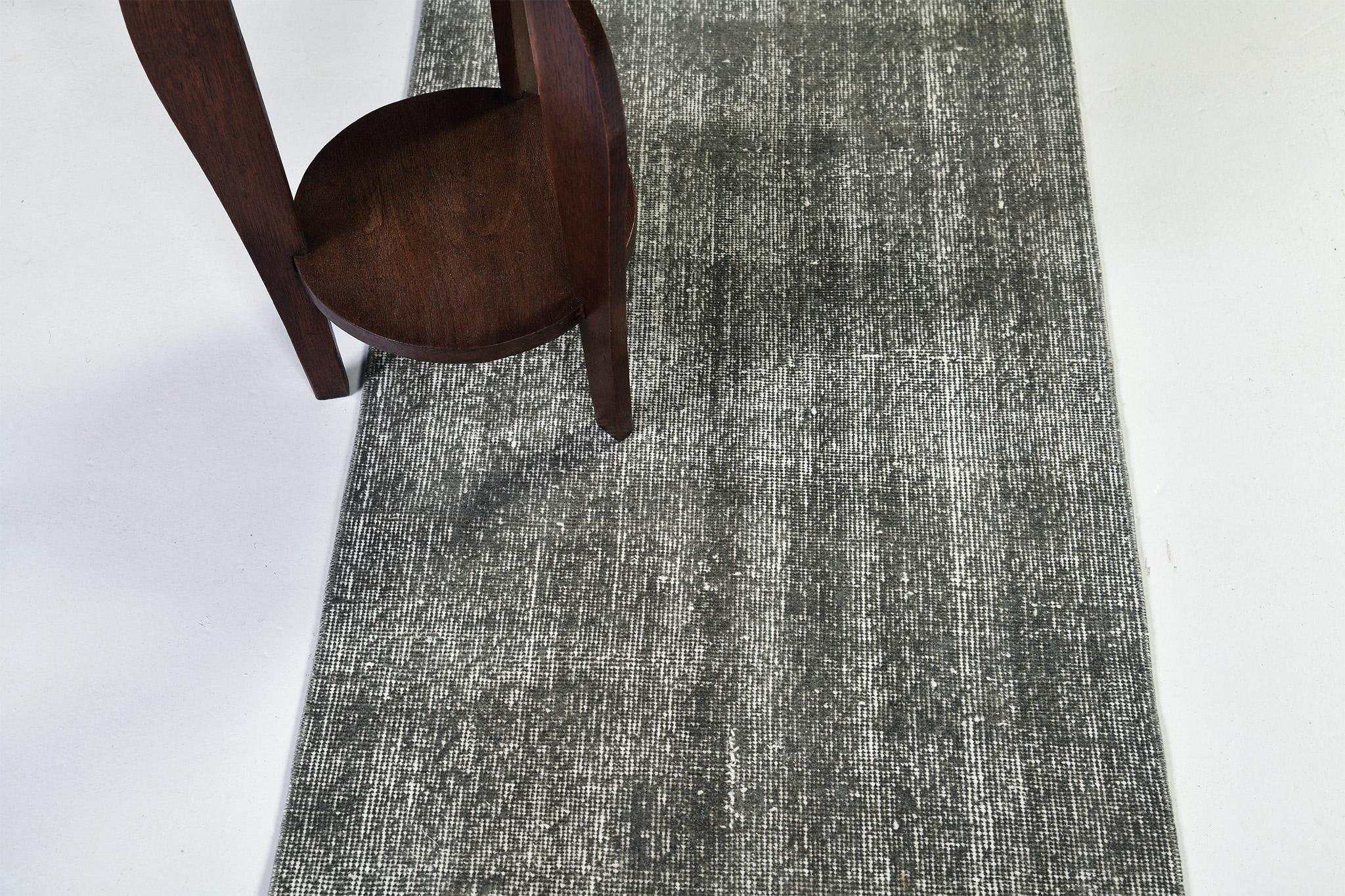 Hand-Knotted Vintage Distressed Turkish Anatolian Runner For Sale