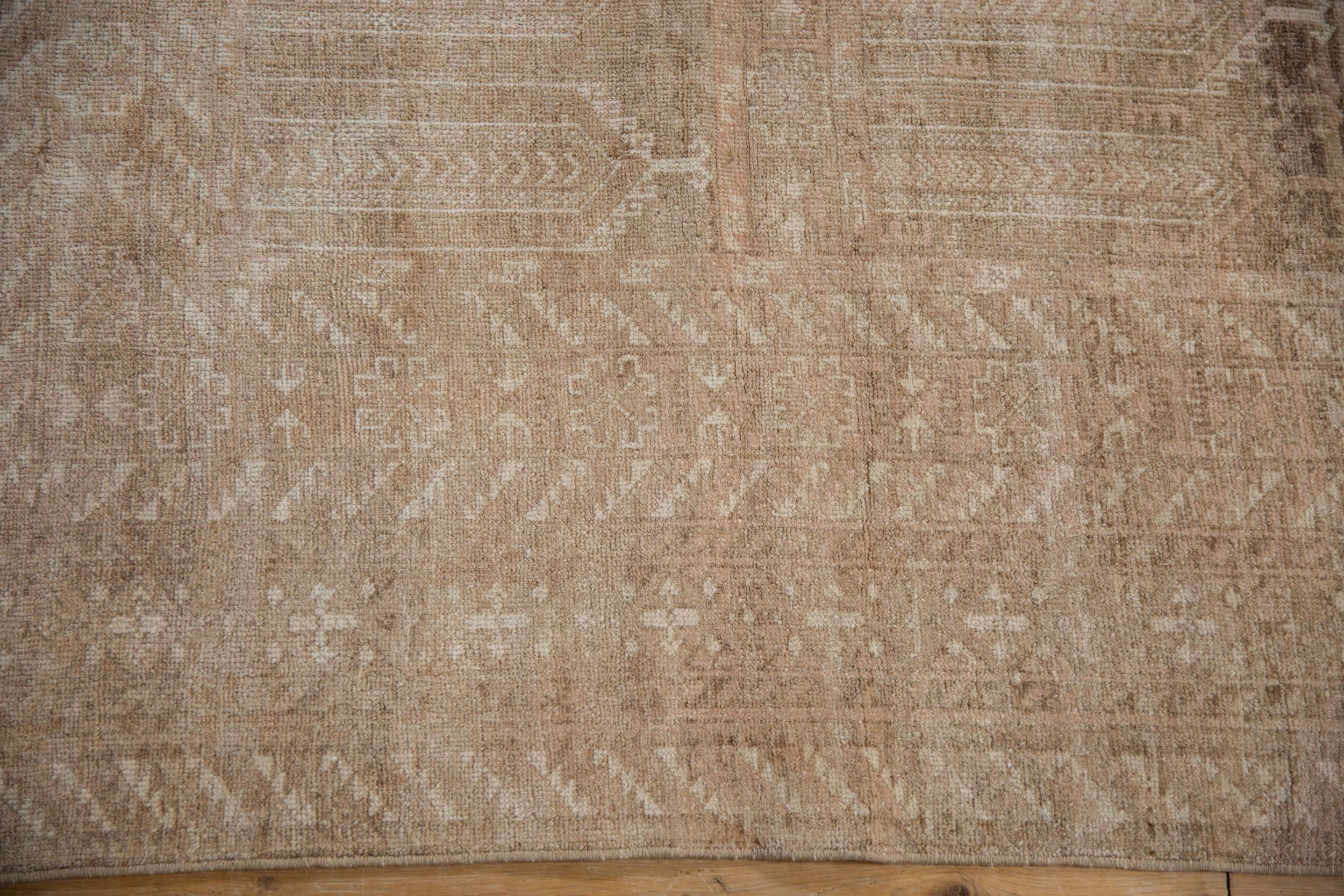 Vintage Distressed Turkmen Rug In Fair Condition For Sale In Katonah, NY