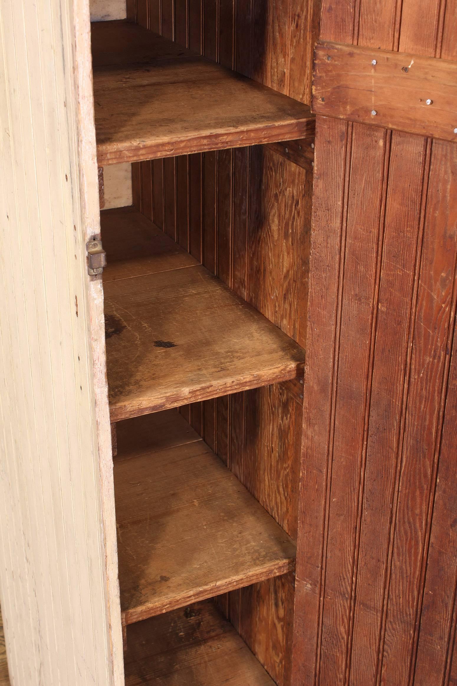 Vintage Distressed Wooden Storage Locker 7