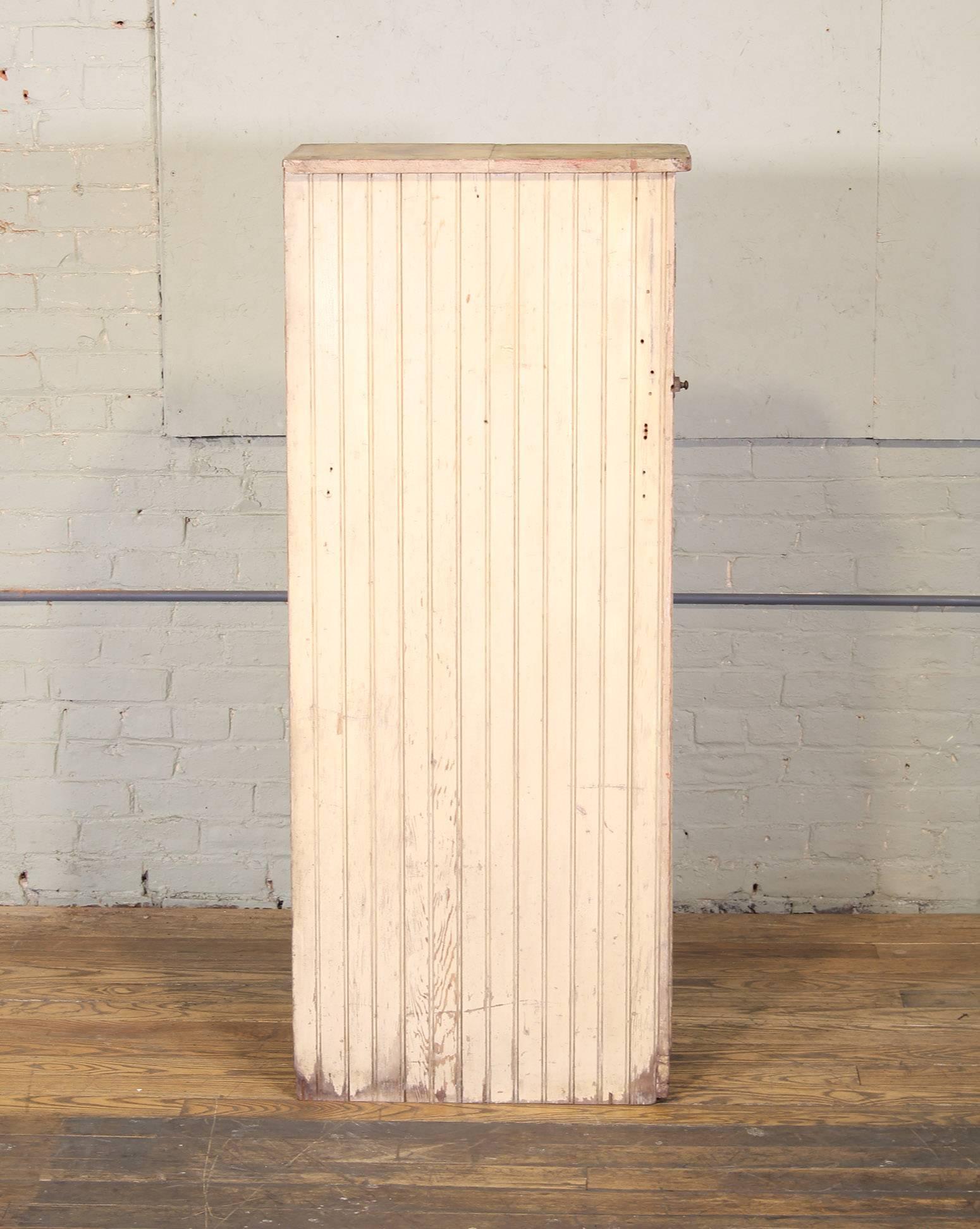 American Vintage Distressed Wooden Storage Locker
