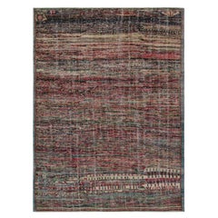 Vintage-Teppich aus Zeki-Wandteppich im Used-Look mit polychromen Mustern von Rug & Kilim