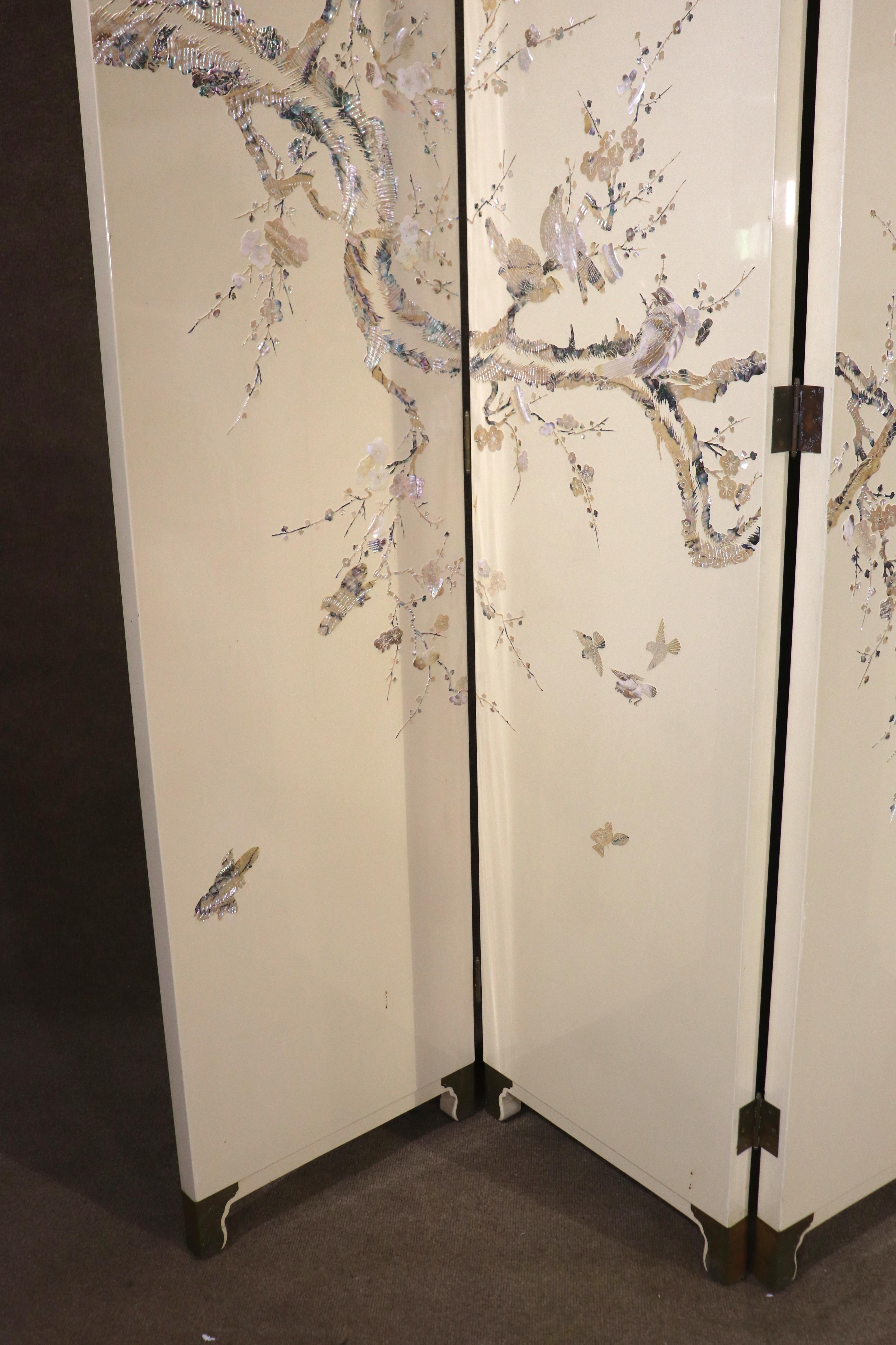 20th Century Vintage Divider w/ Mother of Pearl For Sale
