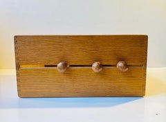 Vintage Document Organizer in Oak from Catholic Church, 1960s