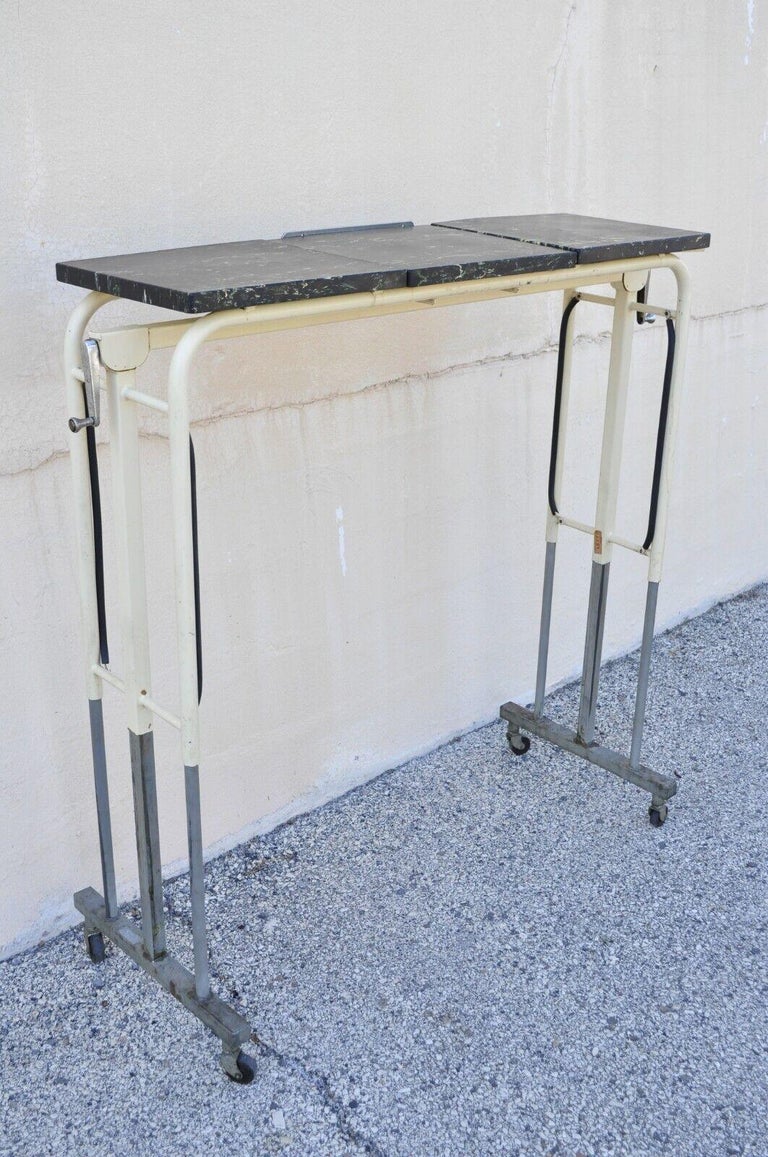 Vintage Doehler Metal Furniture Co Adjustable Medical Dental Work ...