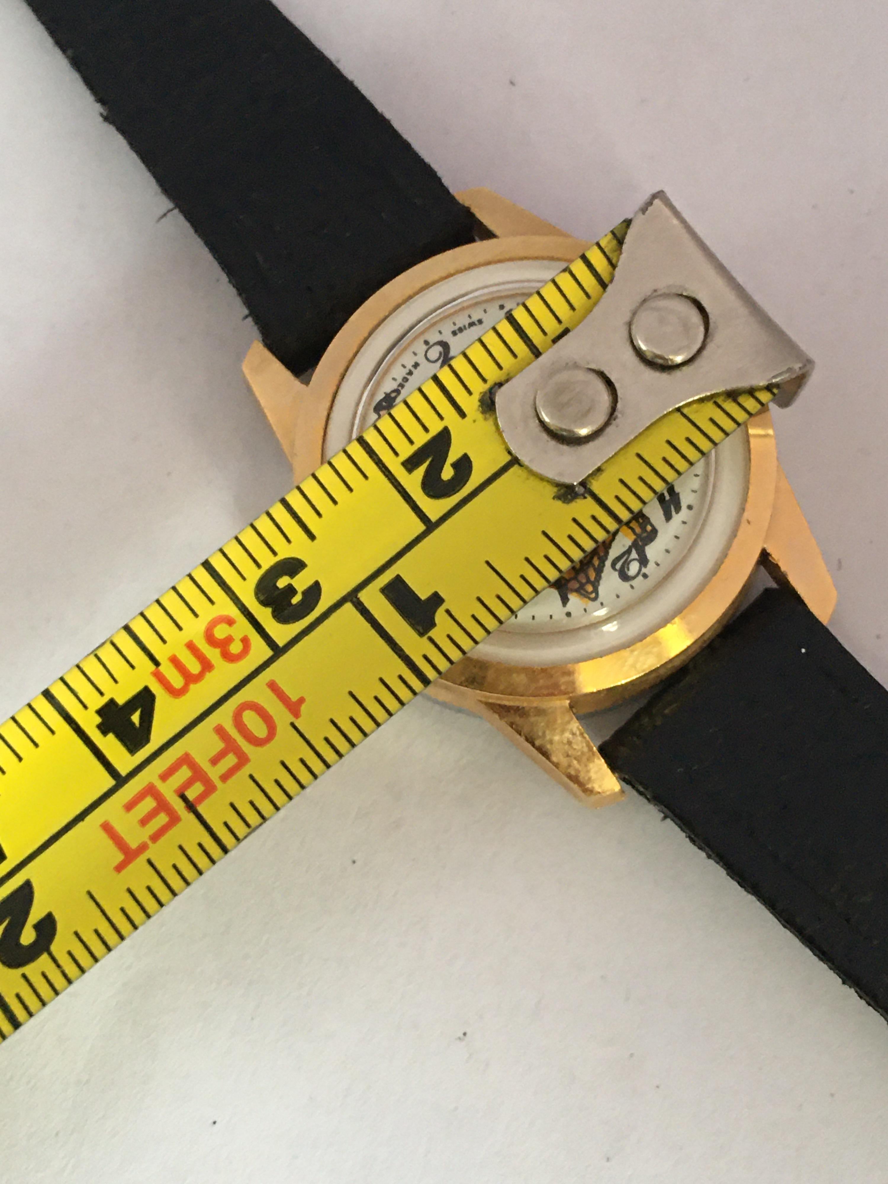 Vintage Dog Automation Swiss Mechanical Watch For Sale 3
