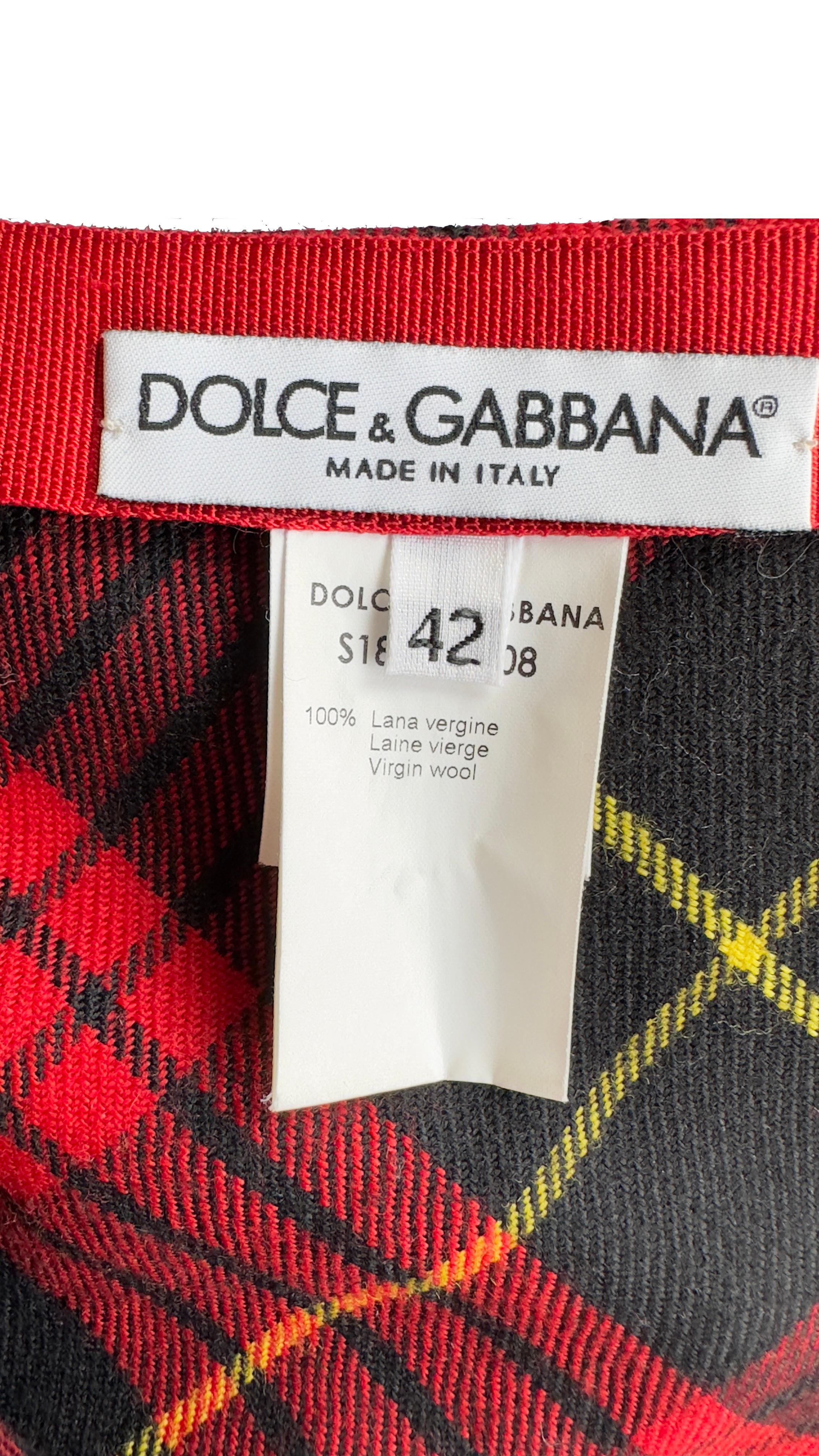 90s tartan skirt