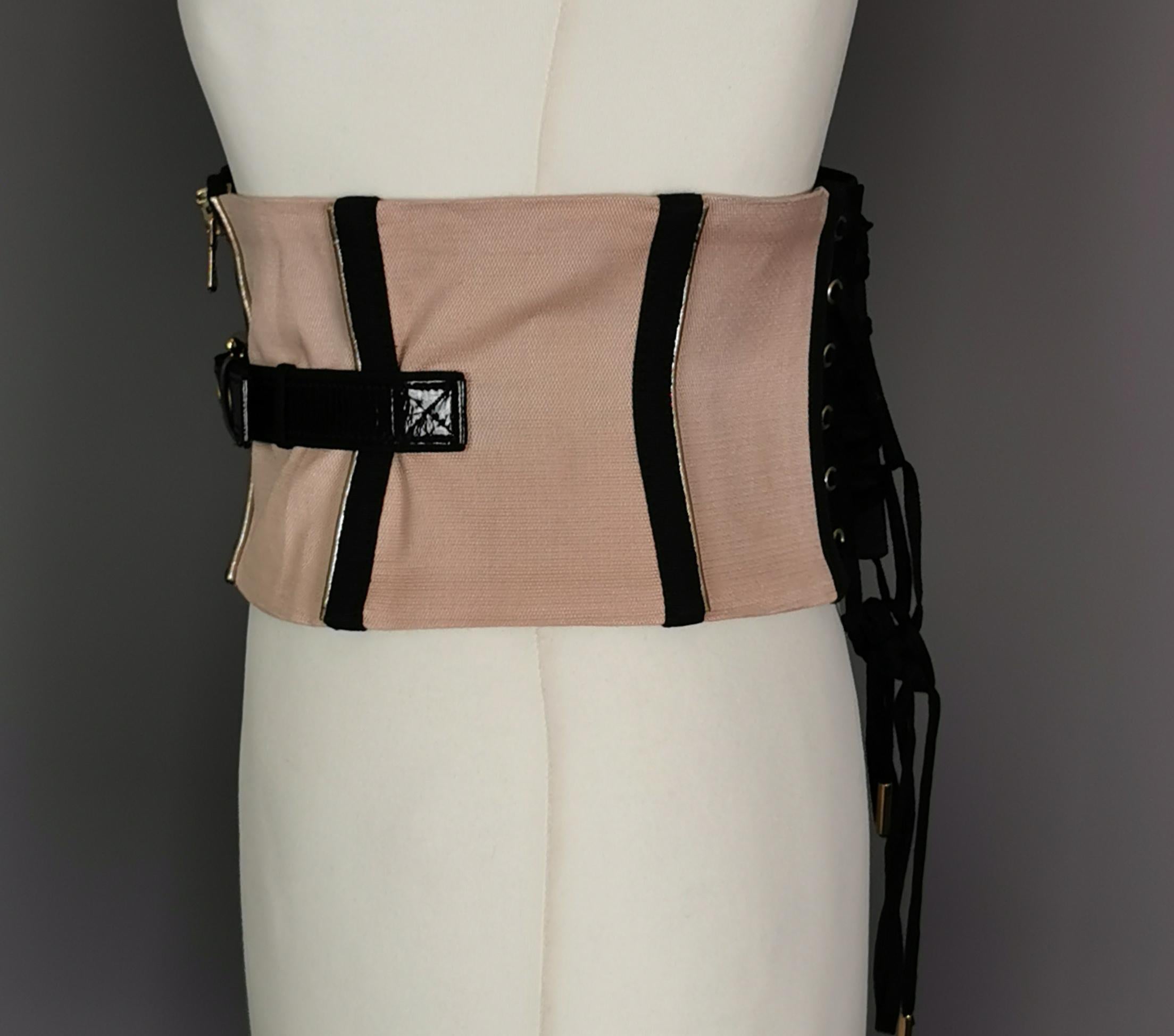 Vintage Dolce and Gabbana corset waist belt 7