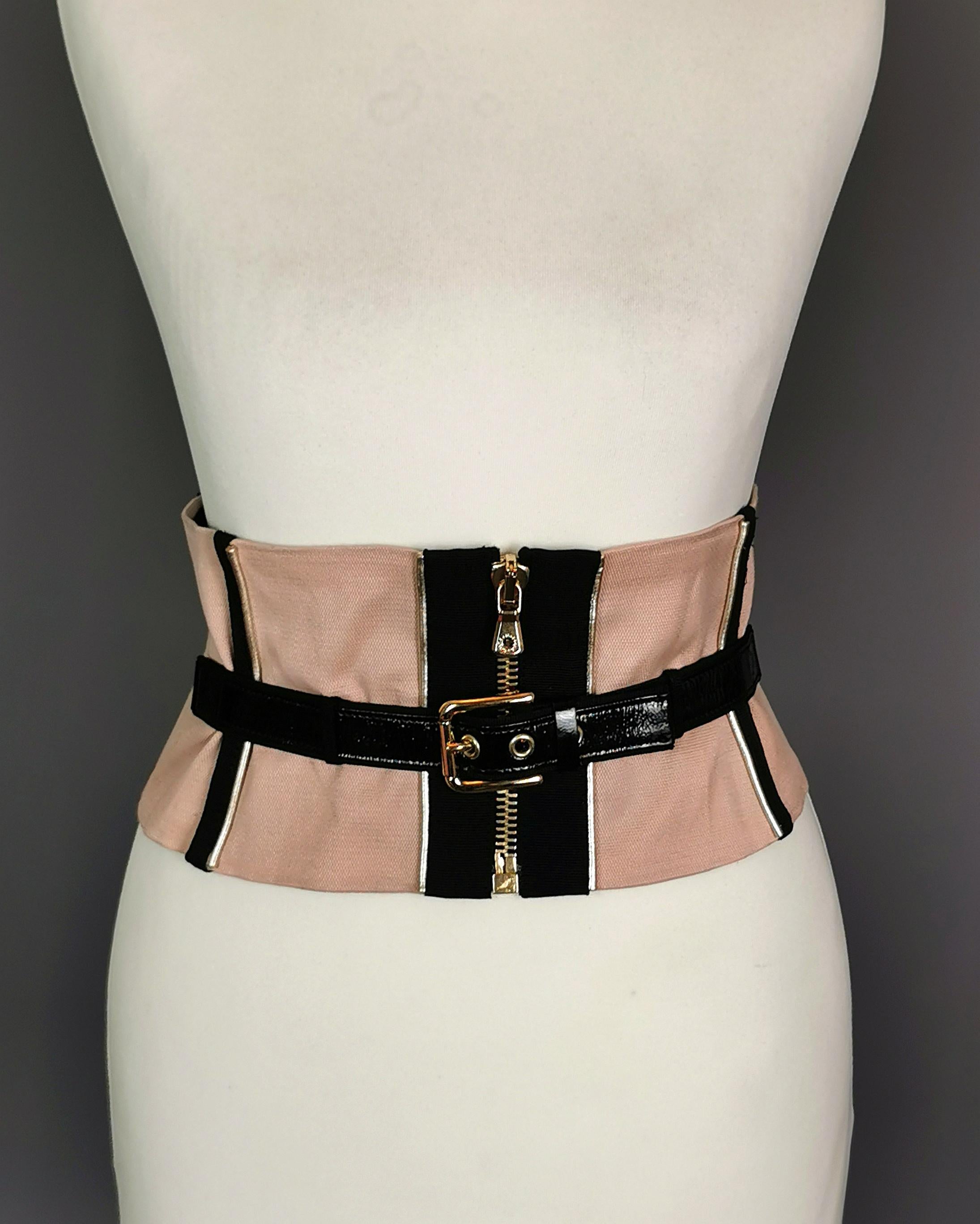 Vintage Dolce and Gabbana corset waist belt 9
