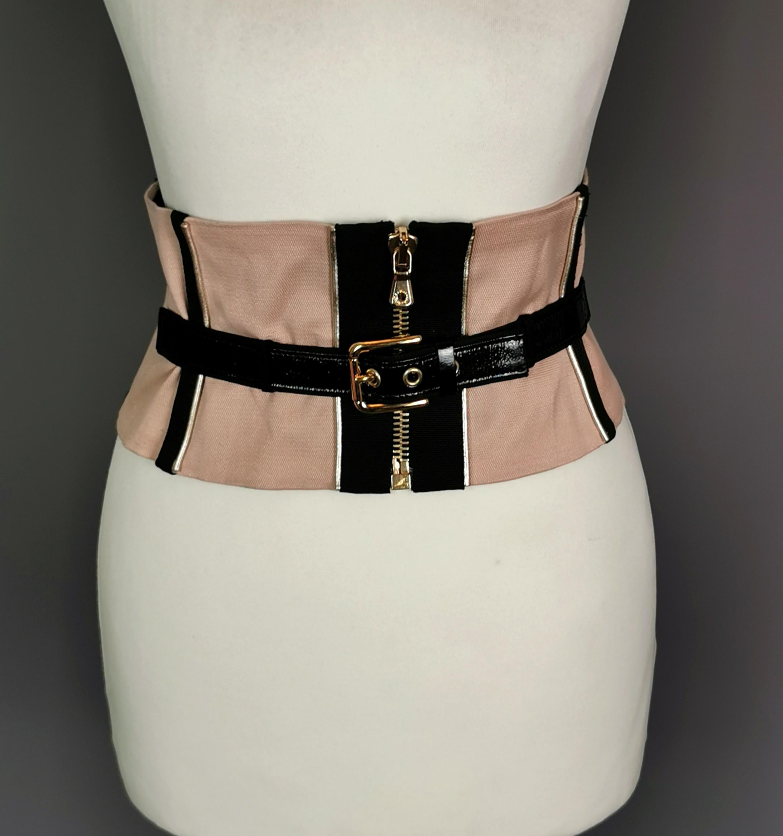 Vintage Dolce and Gabbana corset waist belt 10