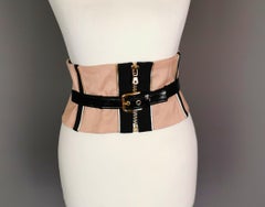 Vintage Dolce and Gabbana corset waist belt