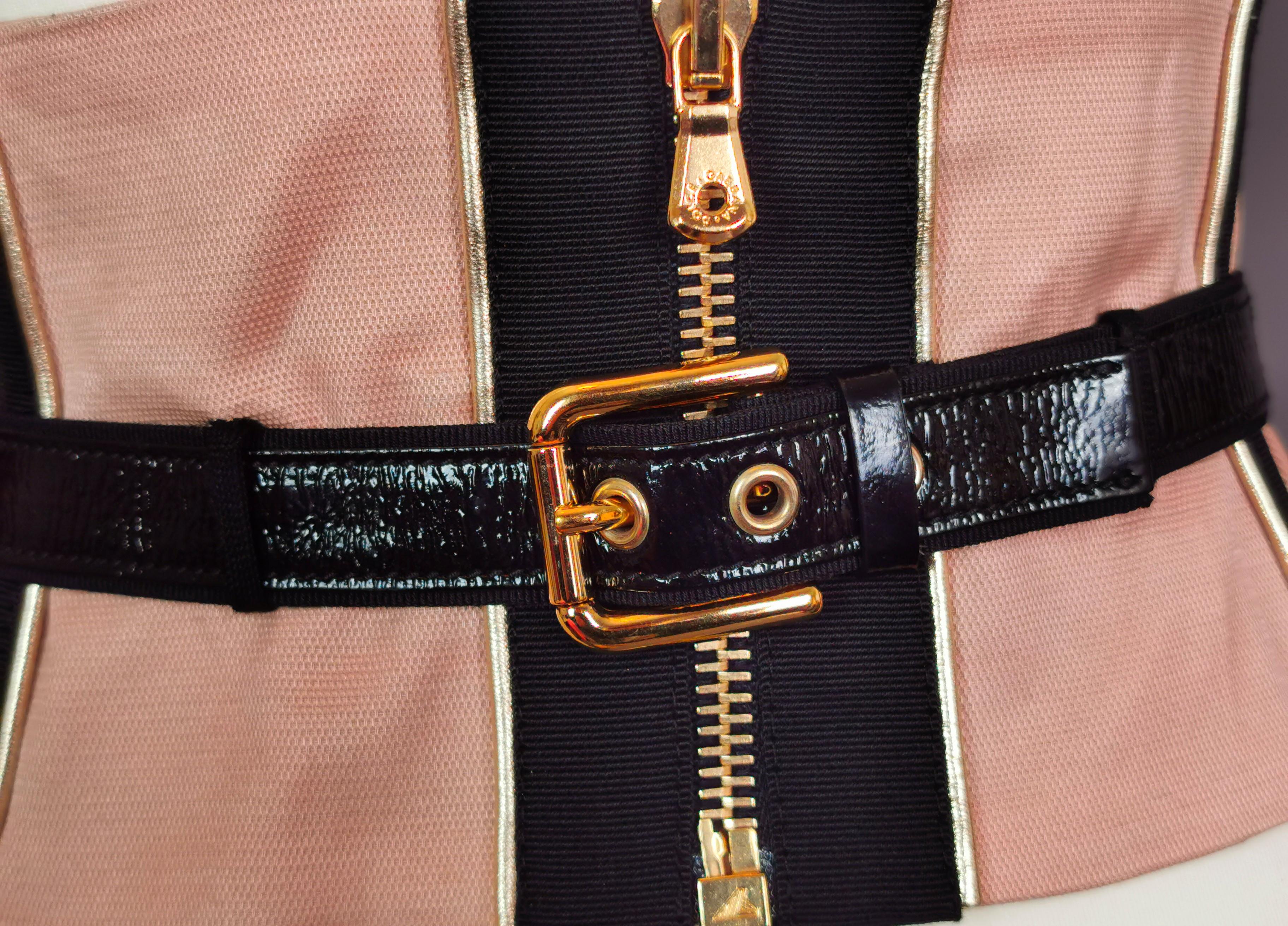 gold corset belt