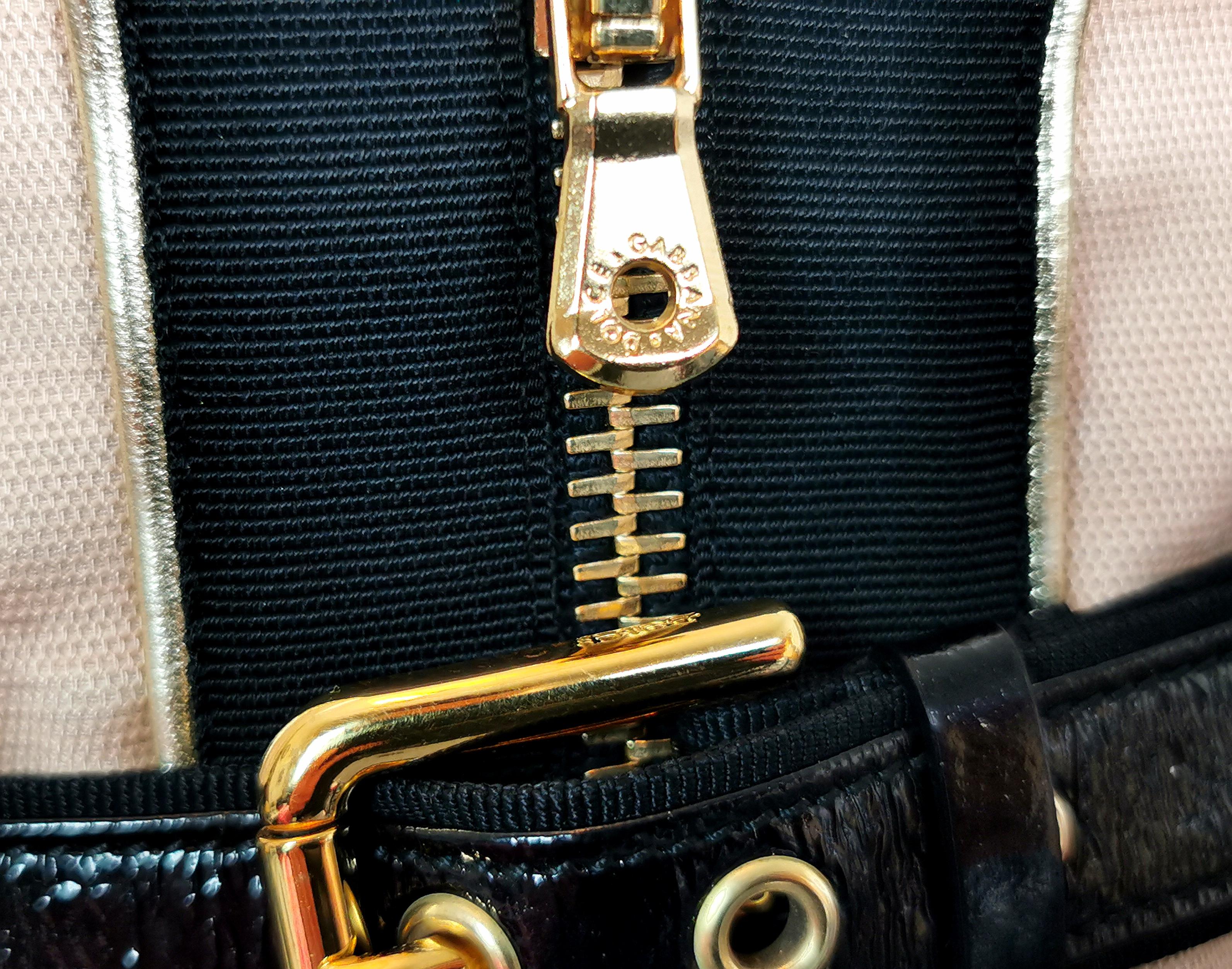 Women's Vintage Dolce and Gabbana corset waist belt
