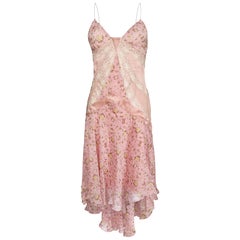 Vintage Dolce and Gabbana ( D&G) runway silk midi floral dress F/W 2004
