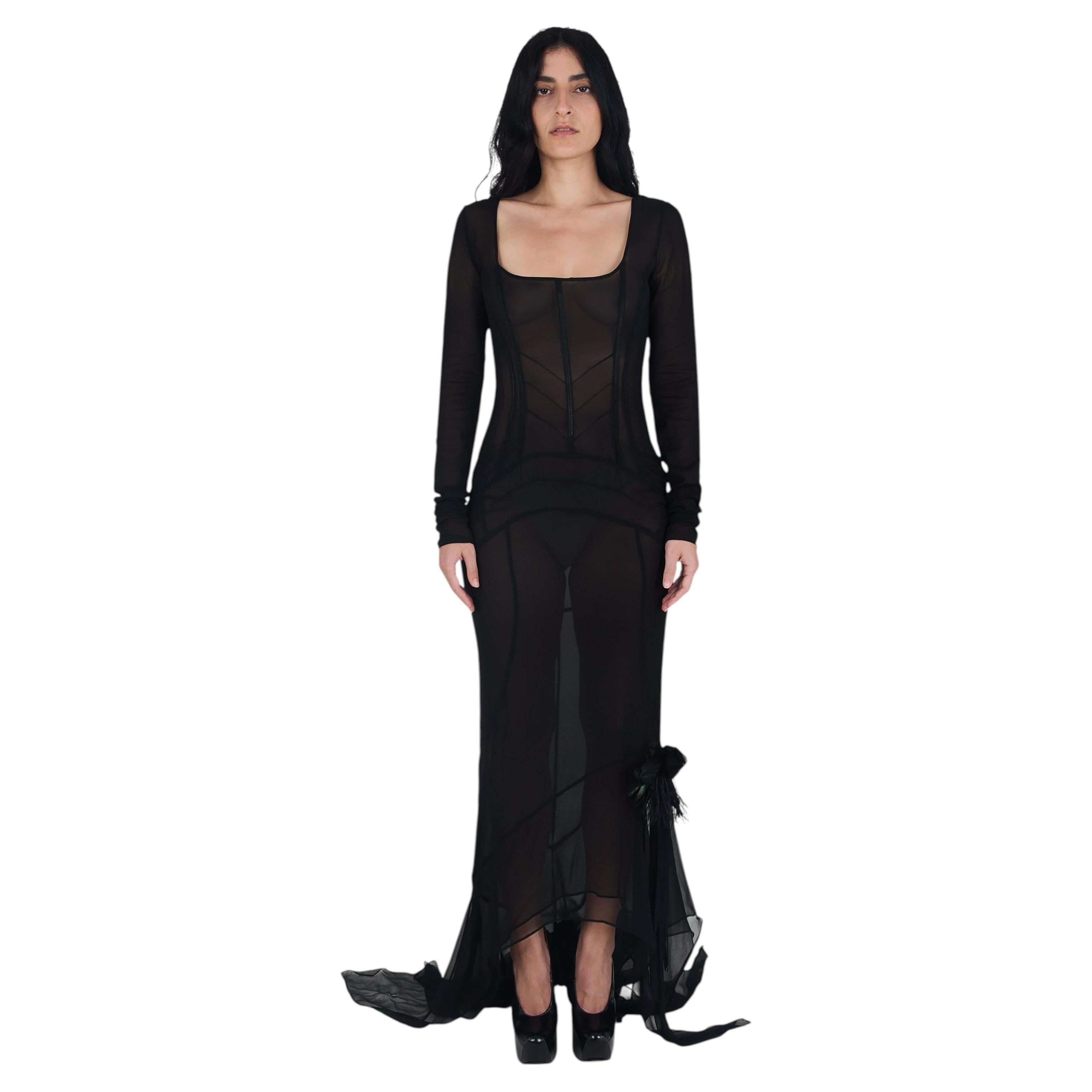Robe vintage en soie Dolce & Gabbana, collection automne-hiver 1997 en vente