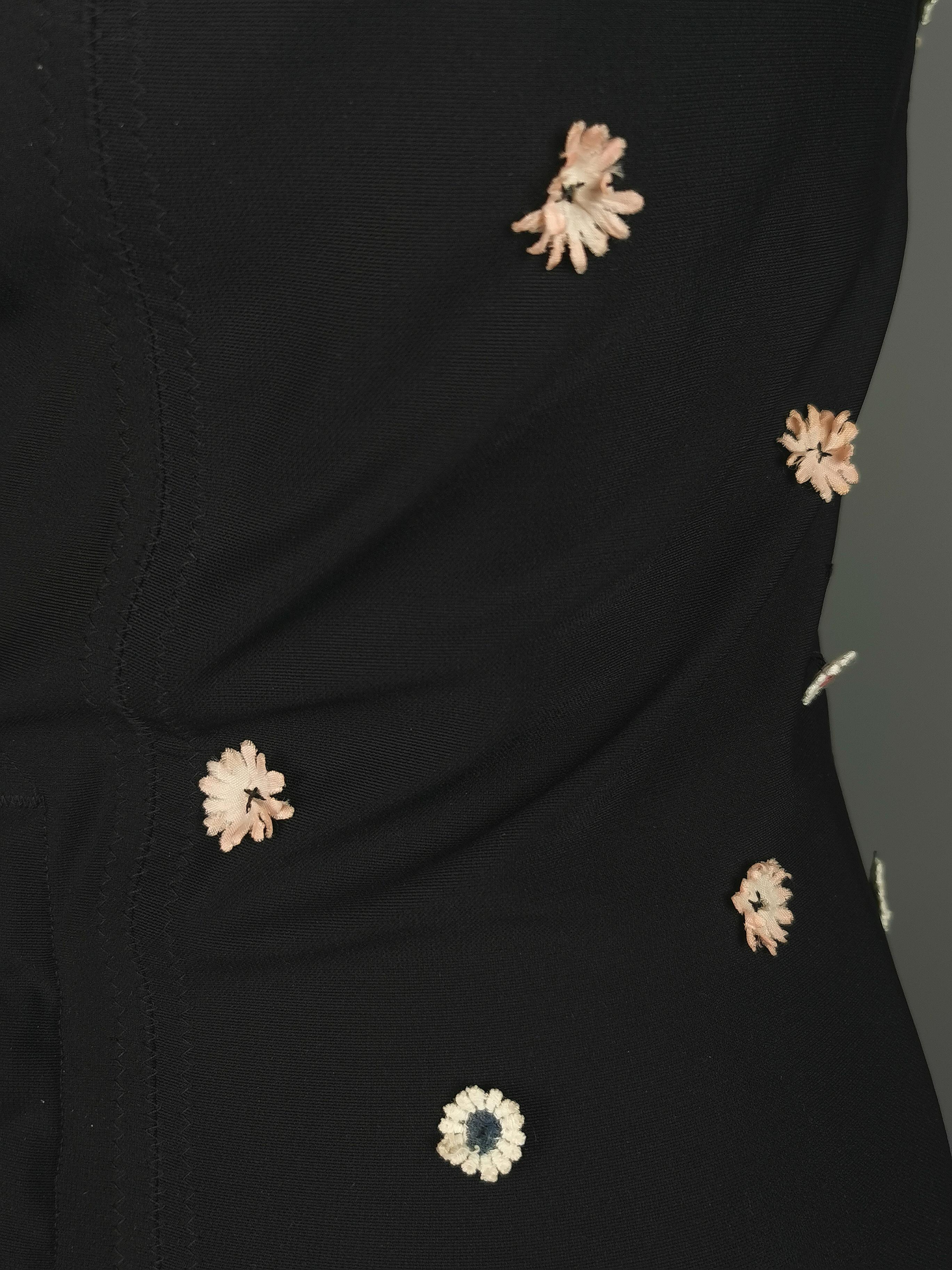 Women's Vintage Dolce and Gabbana floral corset top, Bandeau  For Sale