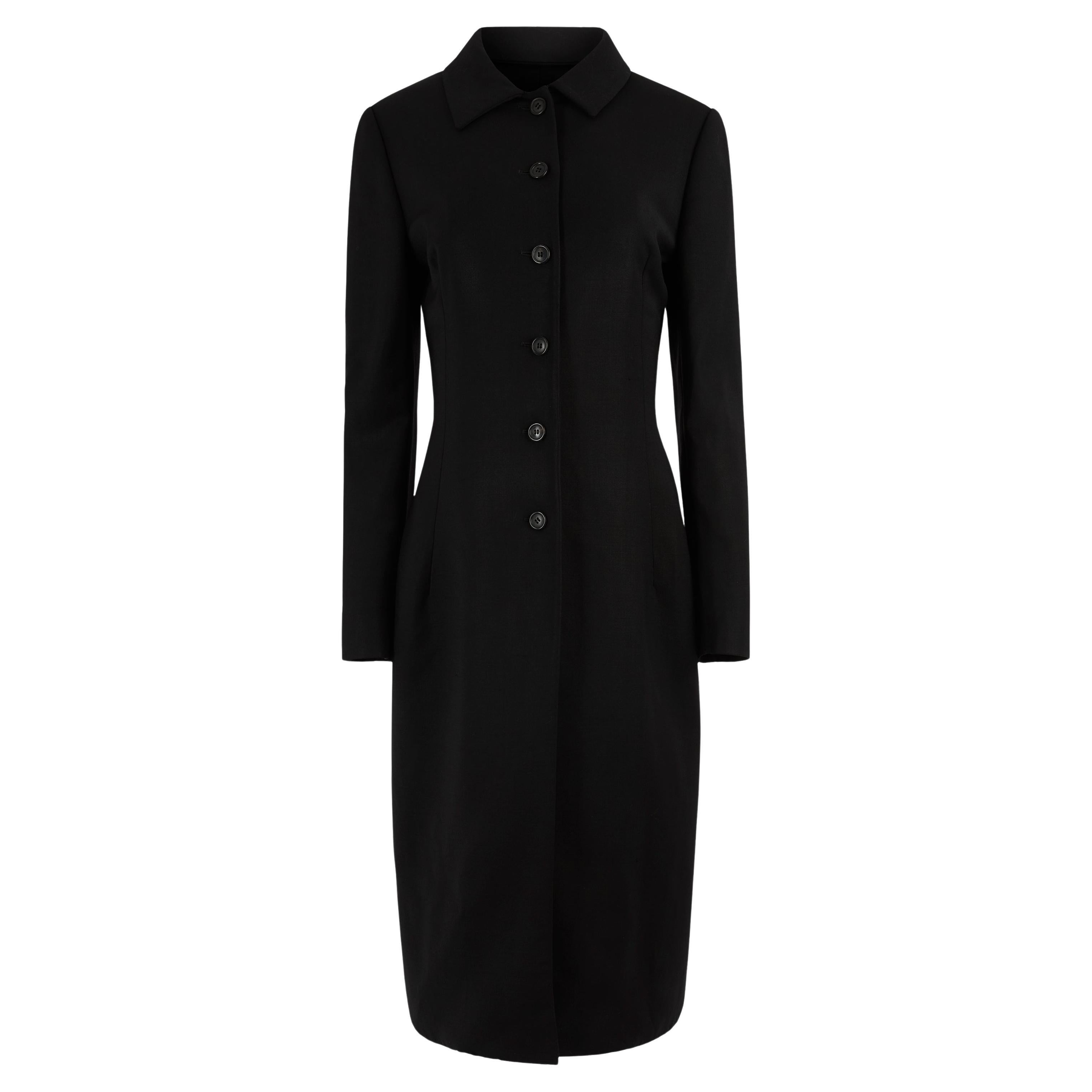 Vintage Dolce
Gabbana 2000
s Wool Black Coat