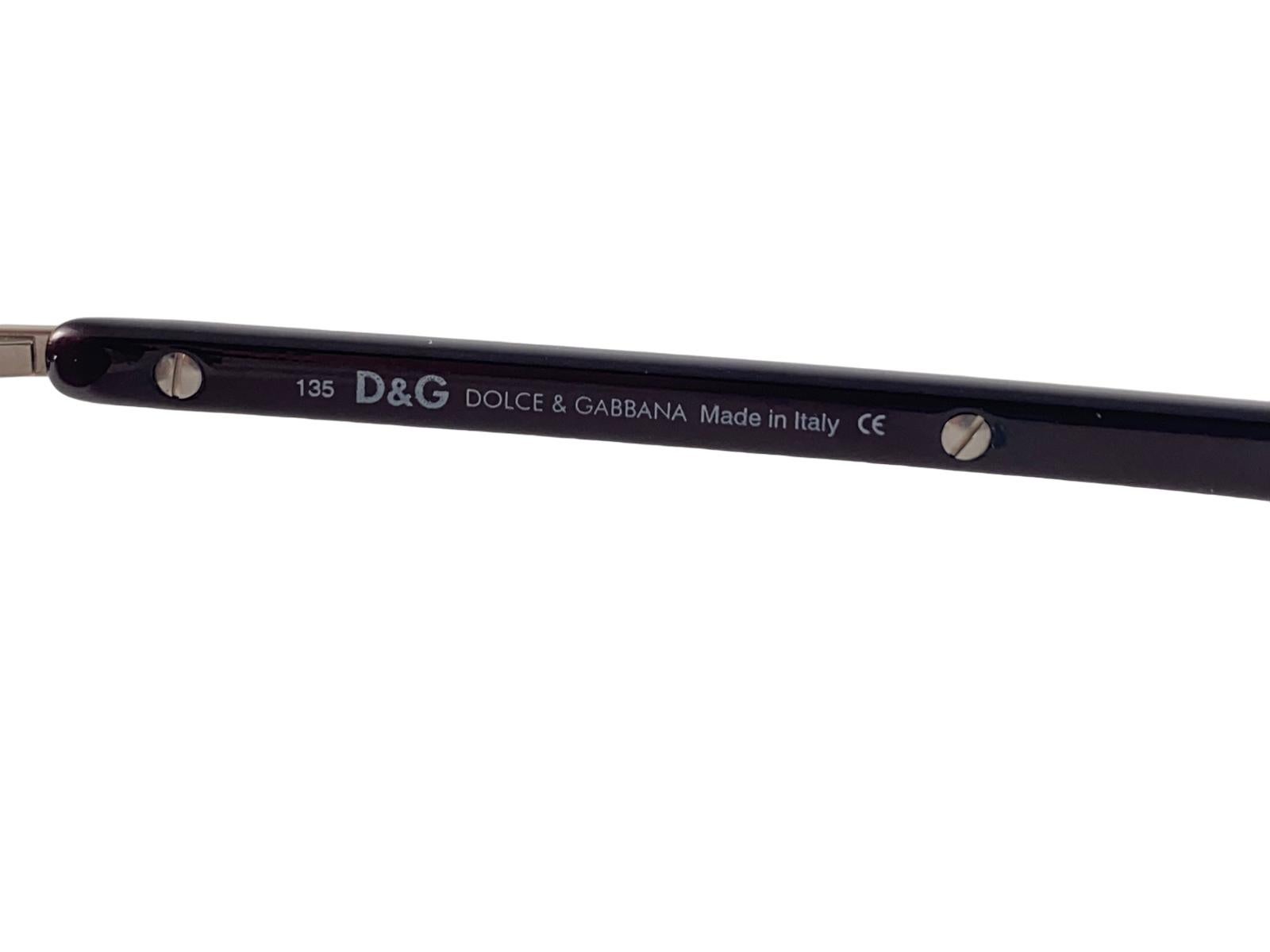 Women's or Men's Vintage Dolce & Gabbana 2012 Silver & Bronze Sunglasses 2000's Y2K For Sale