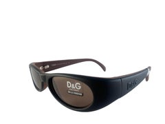 Occhiali da sole vintage Dolce & Gabbana 2026 Matte Wrap Around 2000's Y2K