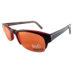 Vintage Dolce & Gabbana 2039 Half Frame Sunglasses 2000's Y2K