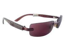 Vintage Dolce & Gabbana 2065 Rimless Sunglasses 2000's Y2K