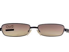 Vintage Dolce & Gabbana 2068 Bronze 2000'S Y2K Sunglasses Italy