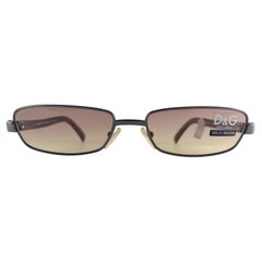 Vintage Dolce & Gabbana 2068 Bronze 2000'S Y2K Sunglasses Italy