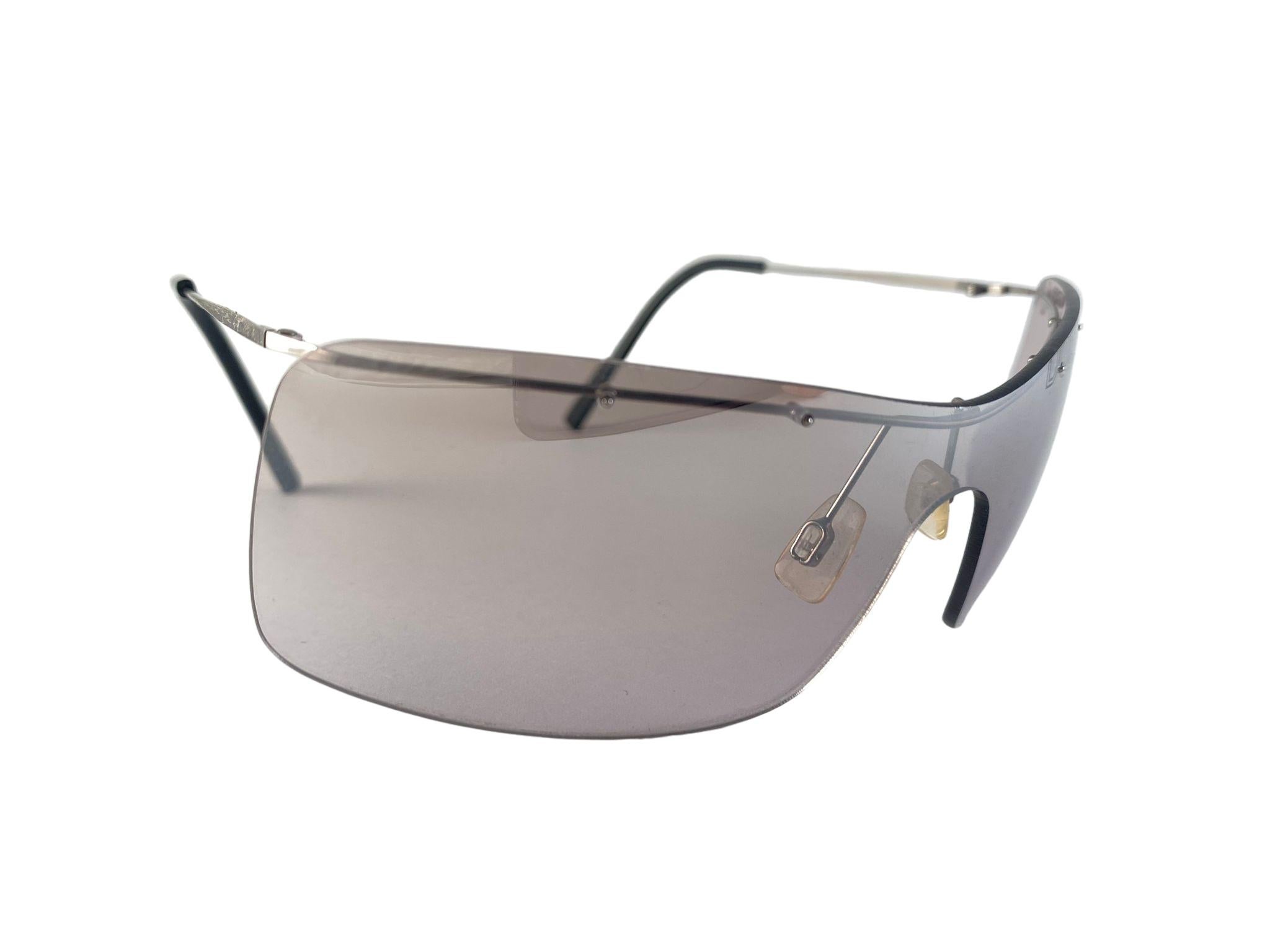 Gafas de sol vintage Dolce & Gabbana 4425 Shield 2000's Y2K en venta 1
