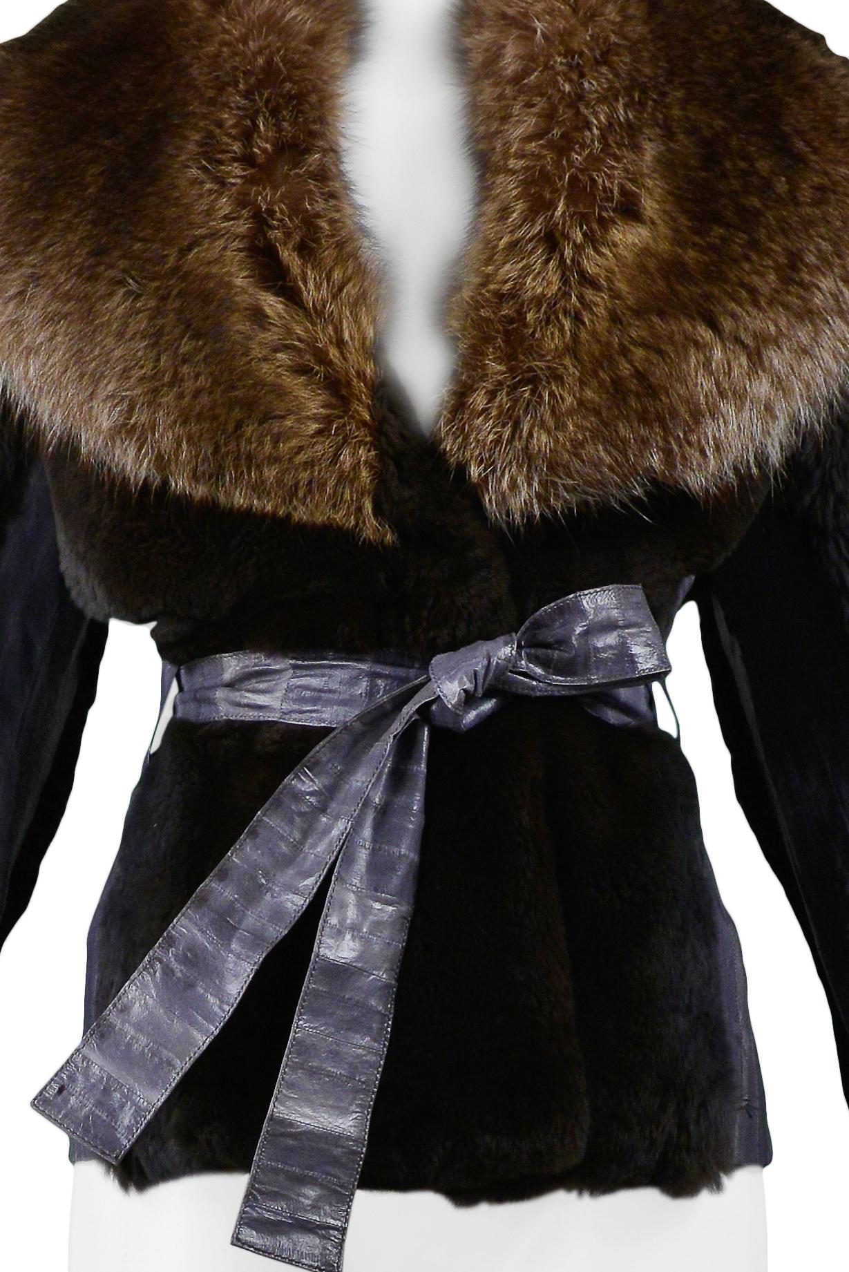 dolce gabbana fur jacket