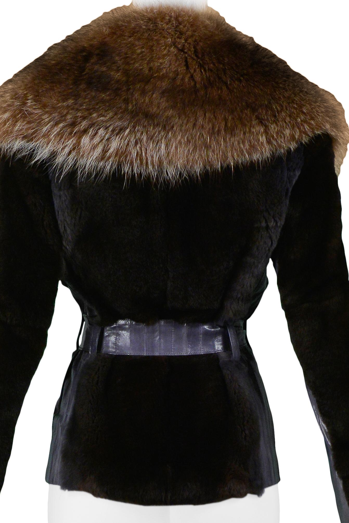 dolce gabbana fur coat