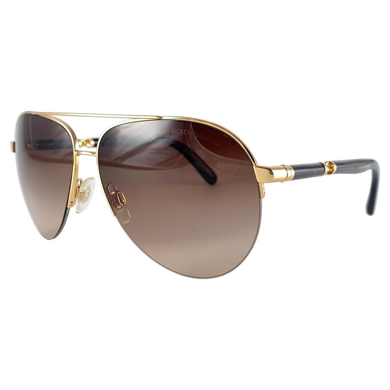 Dolce & Gabbana Brown Aviator Sunglasses
Never worn VINTAGE ICONIC DOLCE & GABBANA DG 2026 MATTE BLACK & BROWN  main image 3