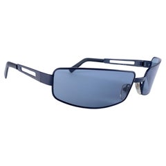 Vintage Dolce & Gabbana DG 3775 Blue Wrap Around  2010 Sunglasses Italy