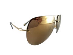 Vintage Dolce & Gabbana DG 6068 Full Mirror Aviator Sunglasses 2000's Y2K