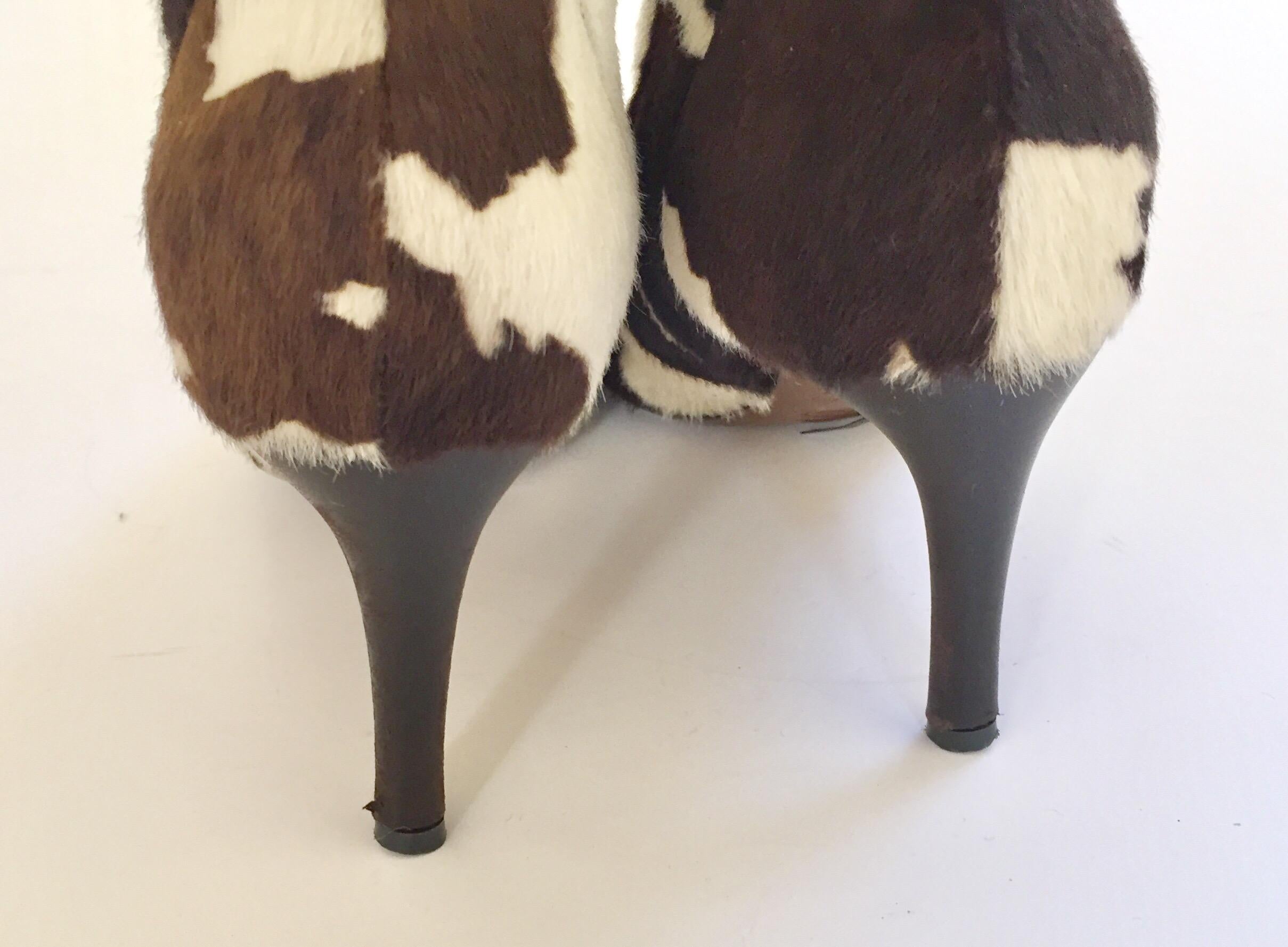 Dolce Gabbana Fitted Boots Animal Print For Sale 2