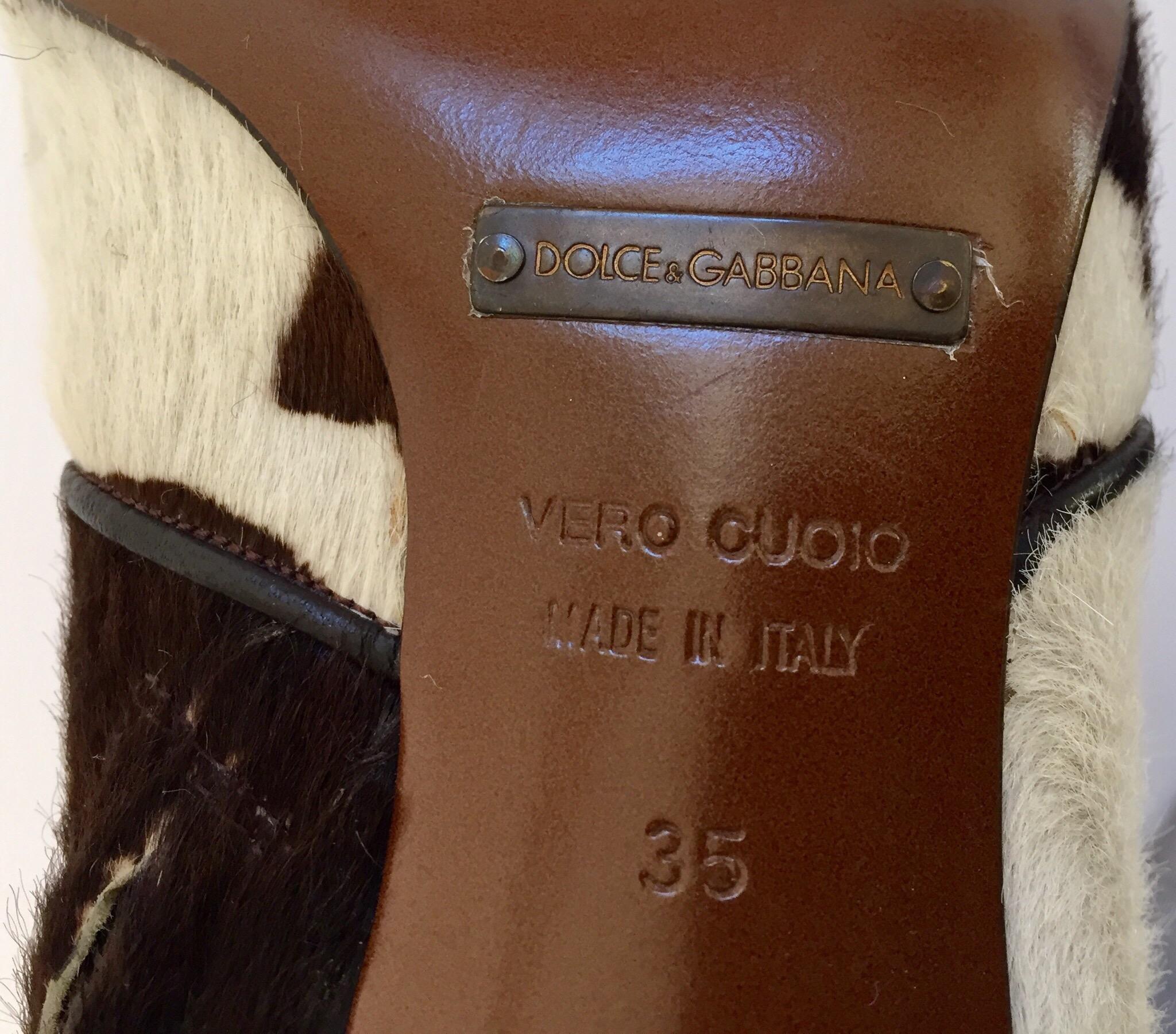 Dolce Gabbana Fitted Stiefel mit Tierdruck im Angebot 9