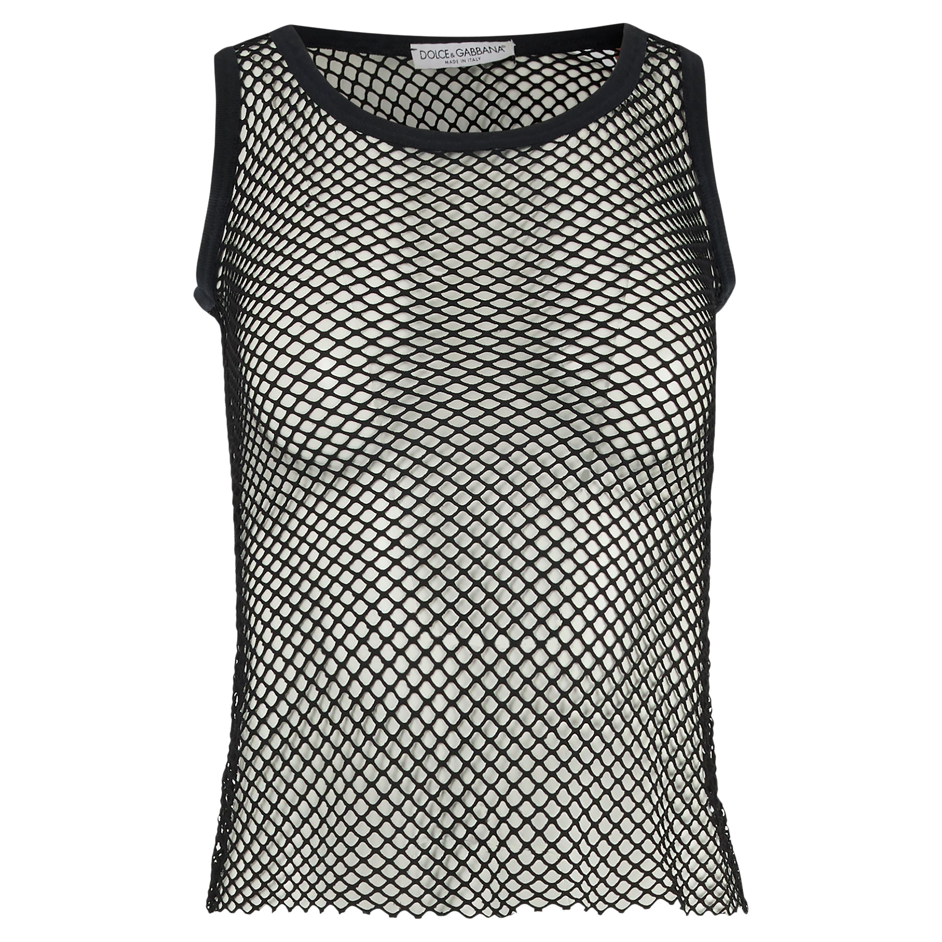 Top de malla vintage Dolce
Gabbana S/S 1997