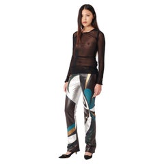 Vintage Dolce & Gabbana S/S 2002 Runway Silver Leather Patchwork