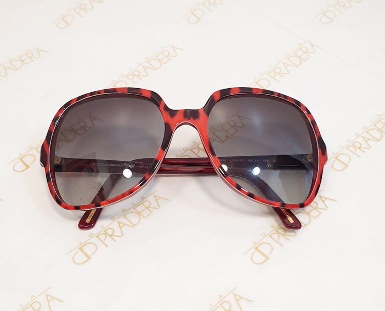 Dolce & Gabbana Black and Red Aviator Sunglasses vintage Dolce&Gabbana Red Sunglasses for Men for sale | eBay main image 3