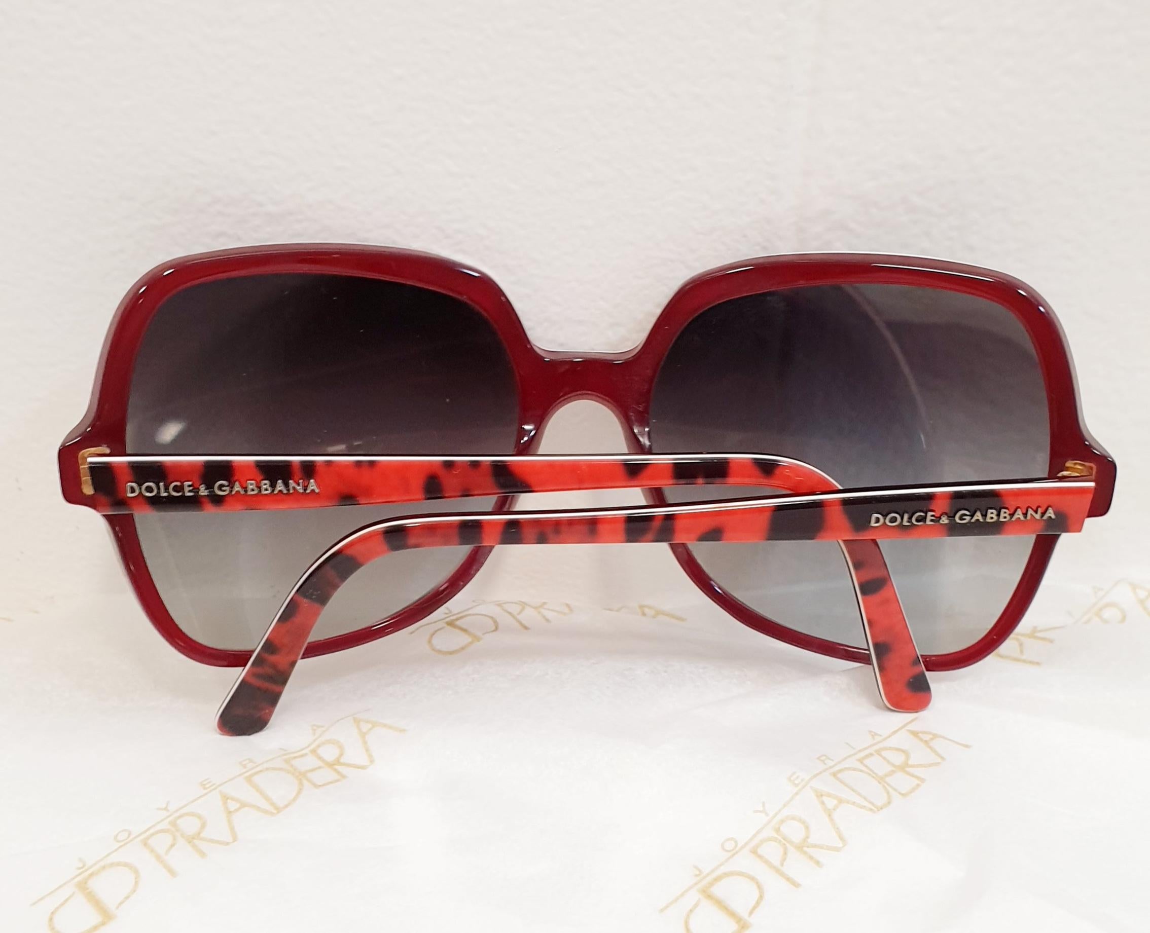 Gray Vintage Dolce Gabbana Sunglasses For Sale