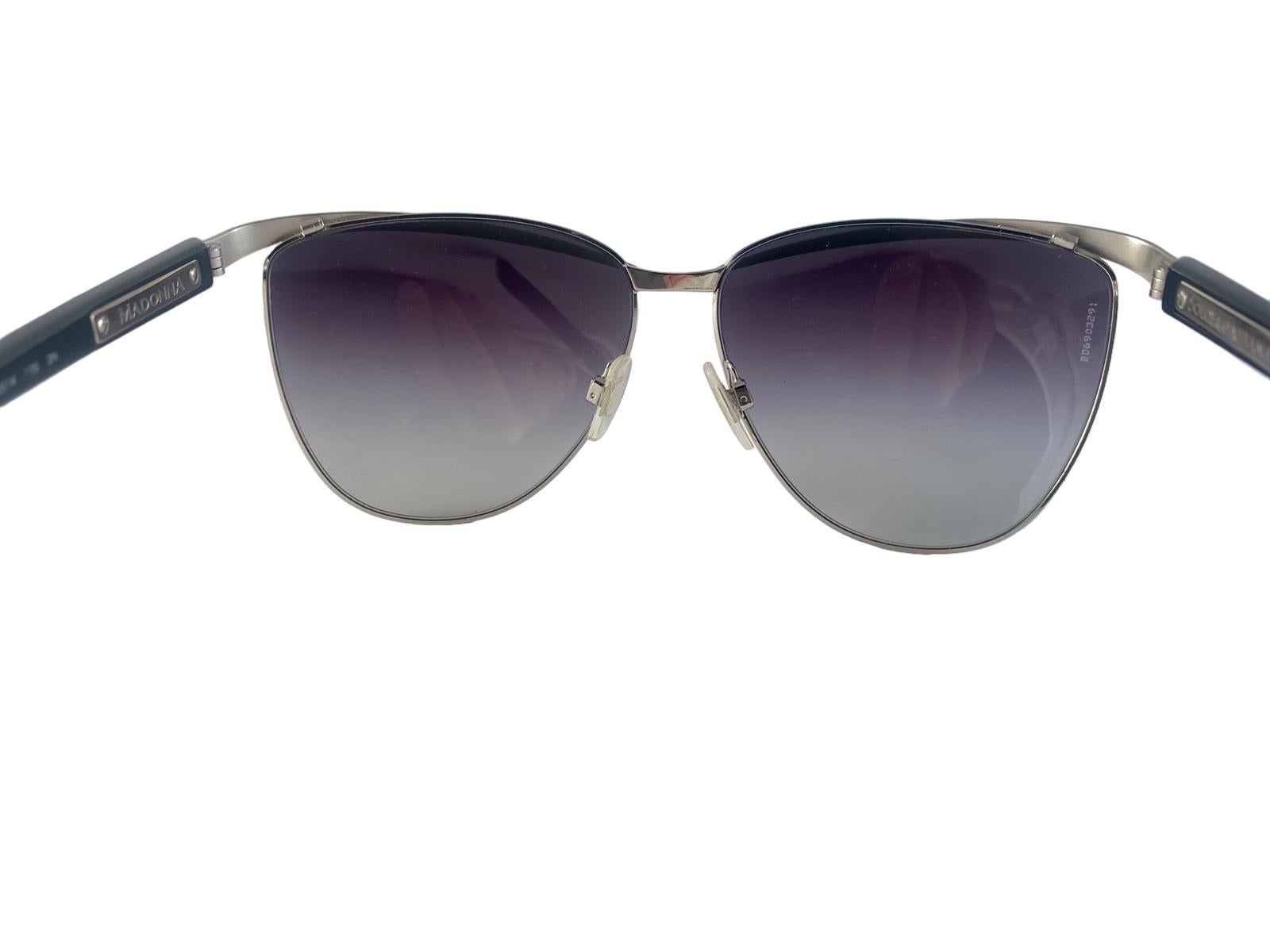 Vintage Dolce & Gabbana X Madonna DG 2087 Silver 2010 Sunglasses Italy For Sale 1