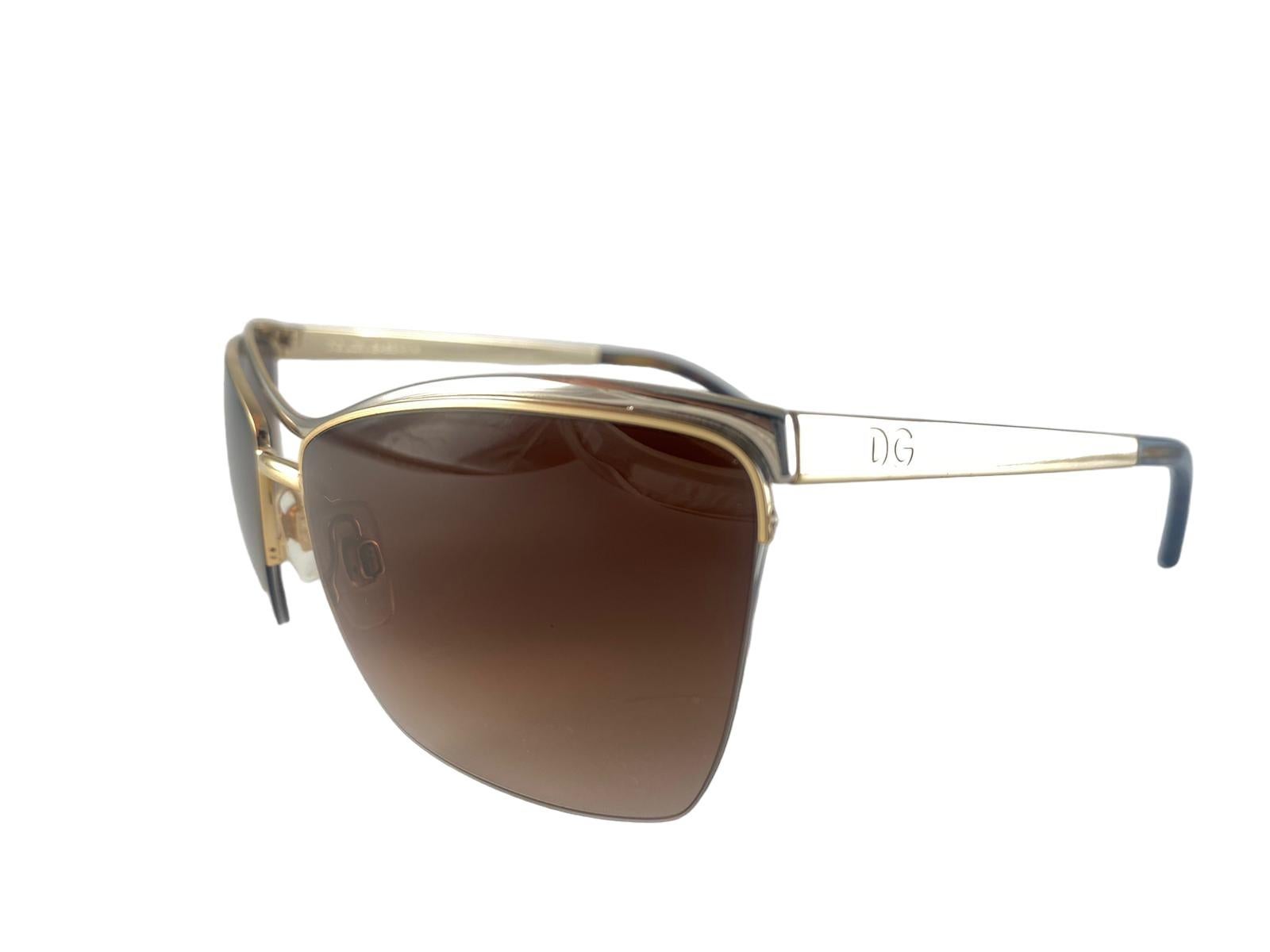 Femenino o masculino Vintage Dolce & Gabbana X Madonna DG 2088 Plata y  Gafas de sol Gold 2010 Italia en venta