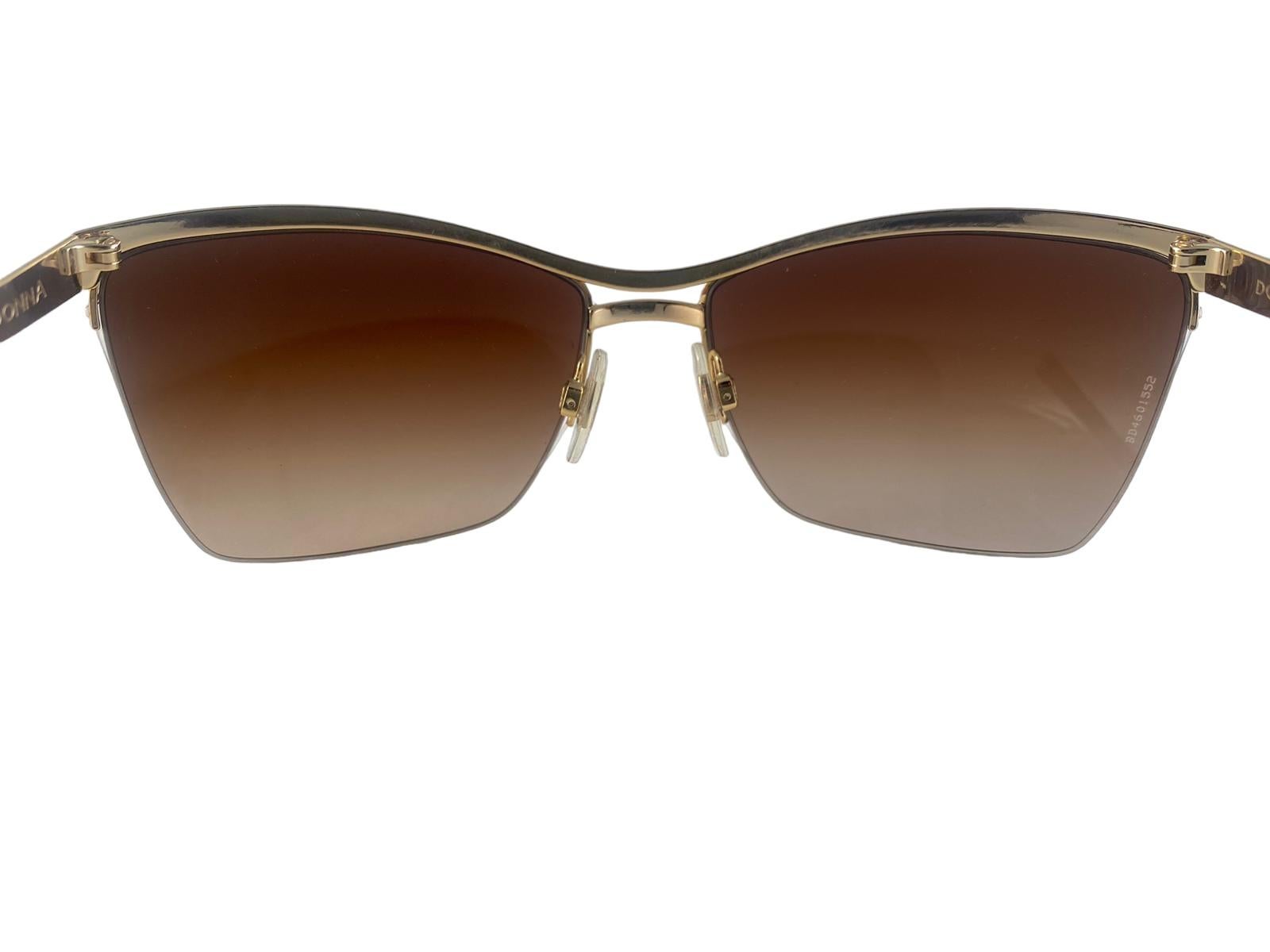 Vintage Dolce & Gabbana X Madonna DG 2088 Plata y  Gafas de sol Gold 2010 Italia en venta 1