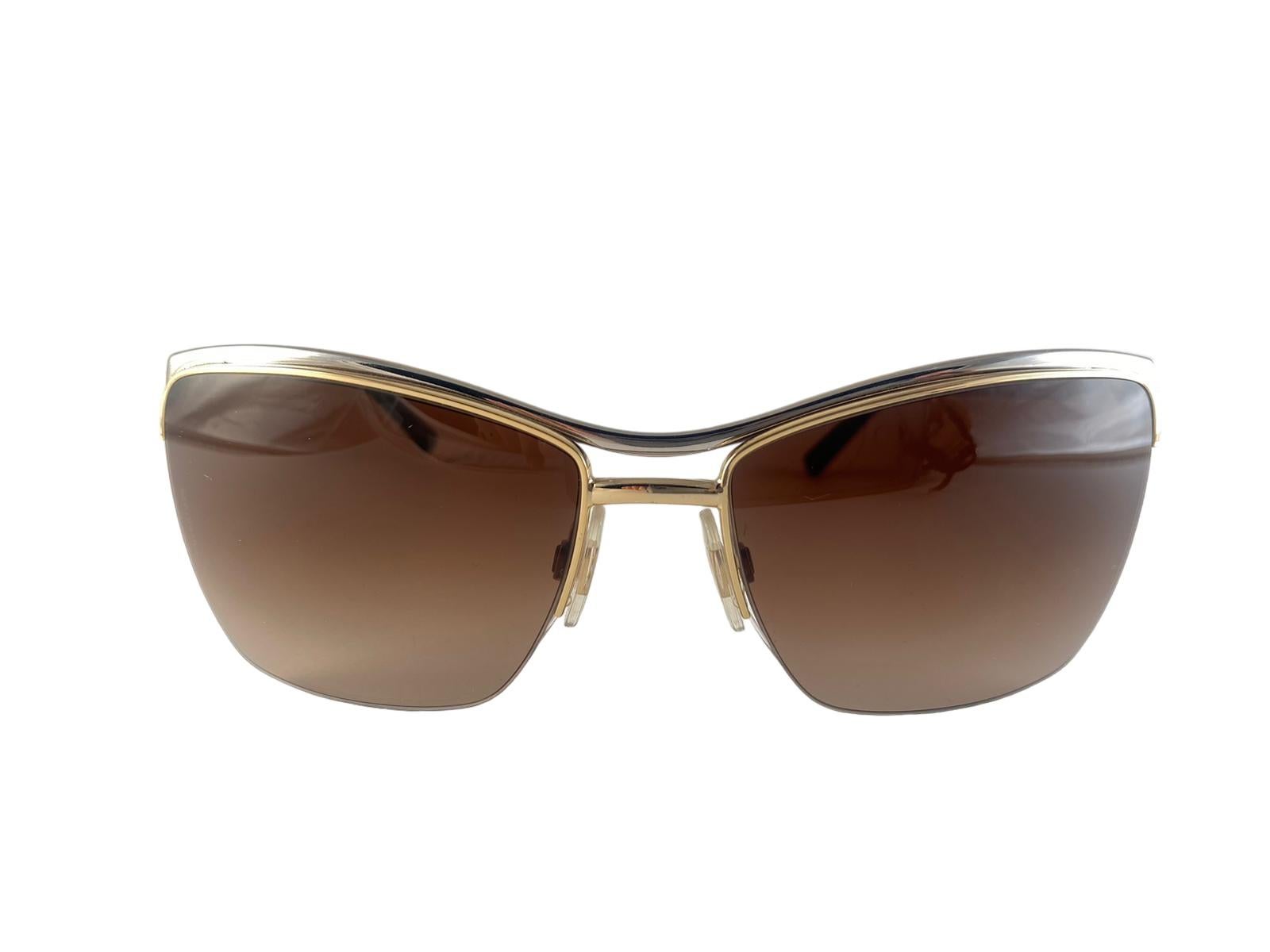 Vintage Dolce & Gabbana X Madonna DG 2088 Plata y  Gafas de sol Gold 2010 Italia en venta 2