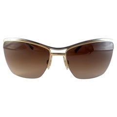 Vintage Dolce & Gabbana X Madonna DG 2088 Silver &  Gold 2010 Sunglasses Italy