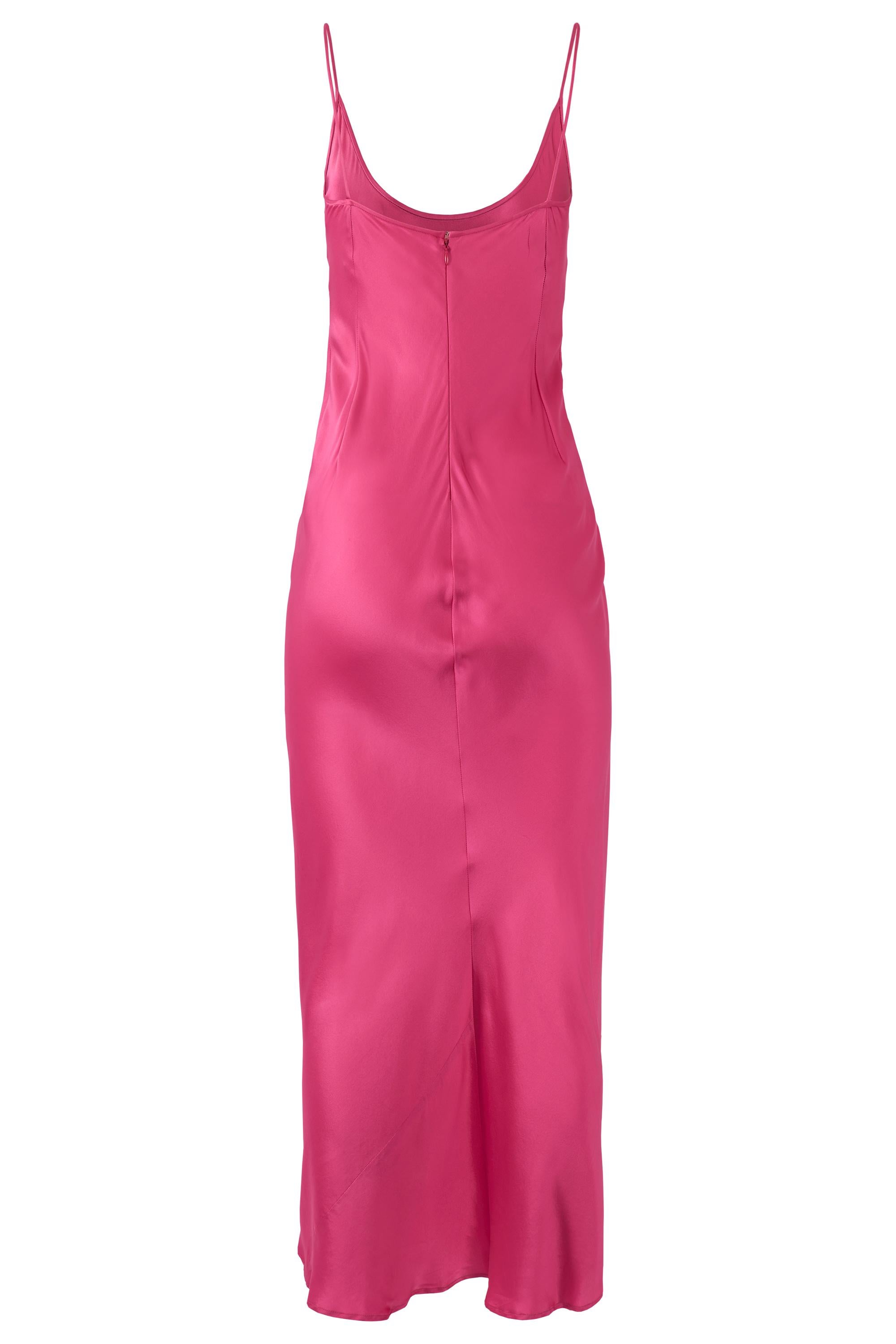Vintage Dolce & Gabbana 1990's Robe en soie rose Unisexe en vente