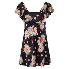 Vintage Dolce&Gabbana 1995 Runway Silk Floral Dress